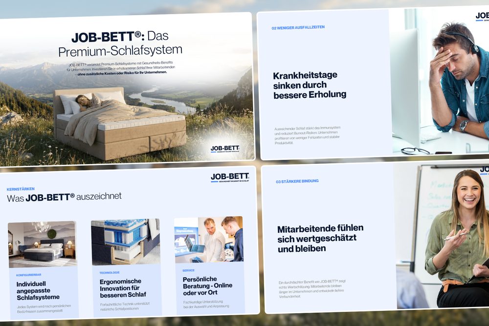 Unternehmenspräsentation für JOB-BETT