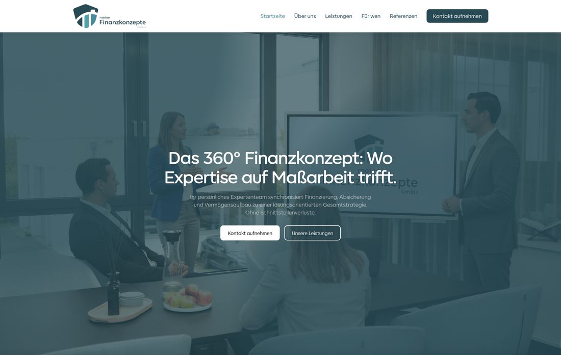 Website meine Finanzkonzepte