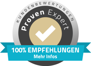 ProvenExpert · 100 % Empfehlungen